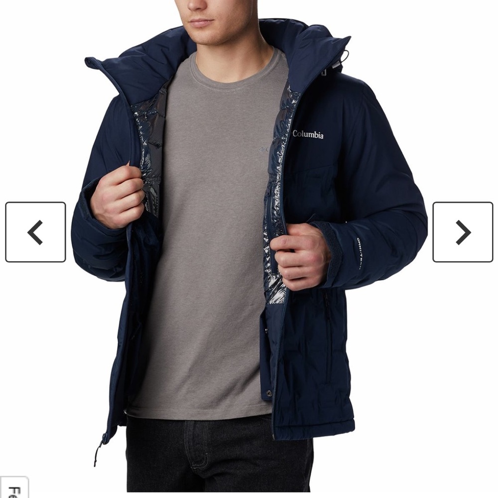 COLUMBIA w wild Card Down Jacket-Men’s Size L